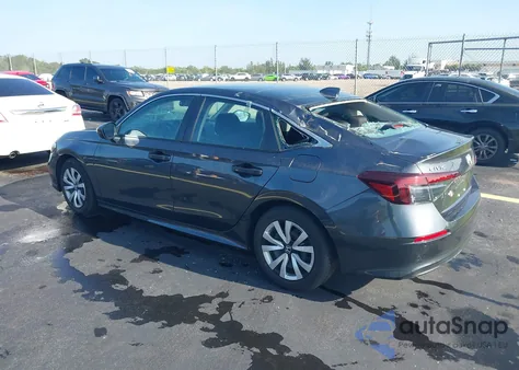 2025 Honda Civic Lx из США, поврежденный, VIN 2HGFE2F25SH509050